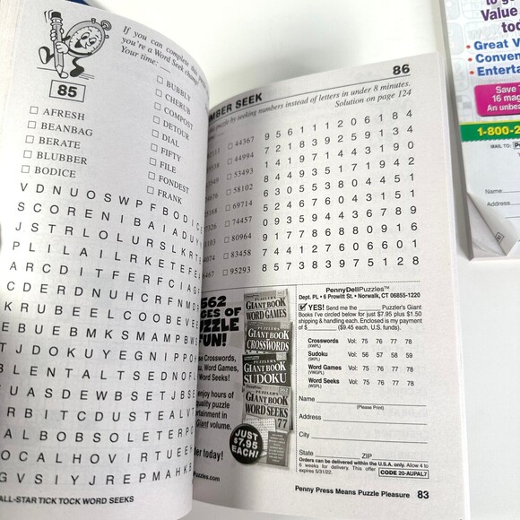 Penny Press Word Seeks Lot of 3 - Picture 7 of 12